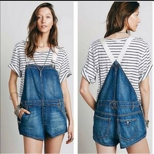 Free People Jeans | Free People Overall Denim Shor